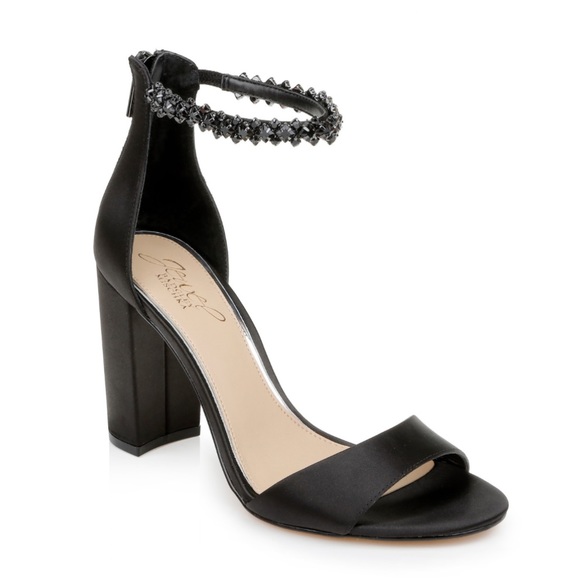 Badgley Mischka Louise Peep-Toe Block Heel Size 11 New - Picture 3 of 10